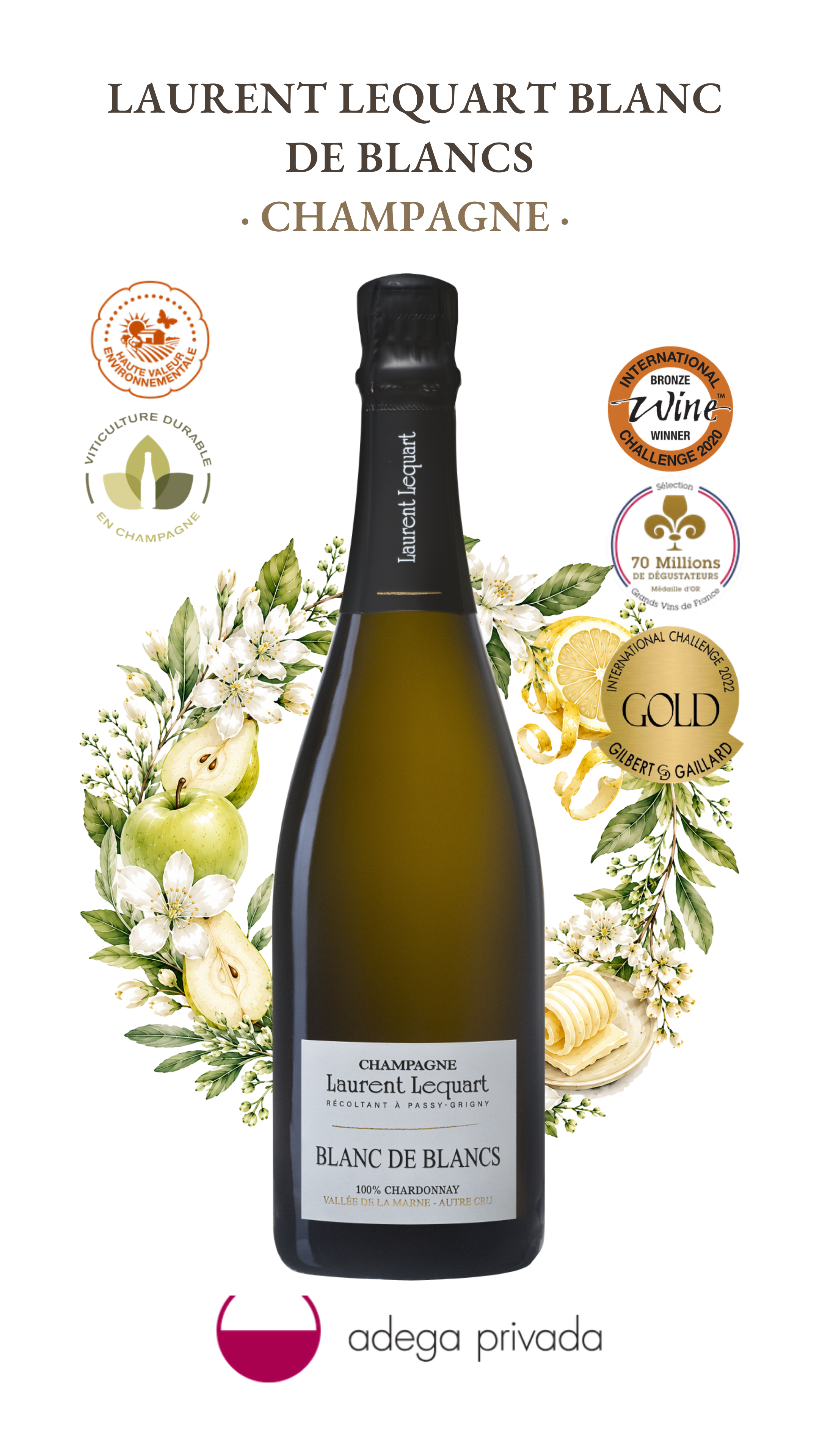 Laurent Lequart Blanc de Blancs  — foto 2