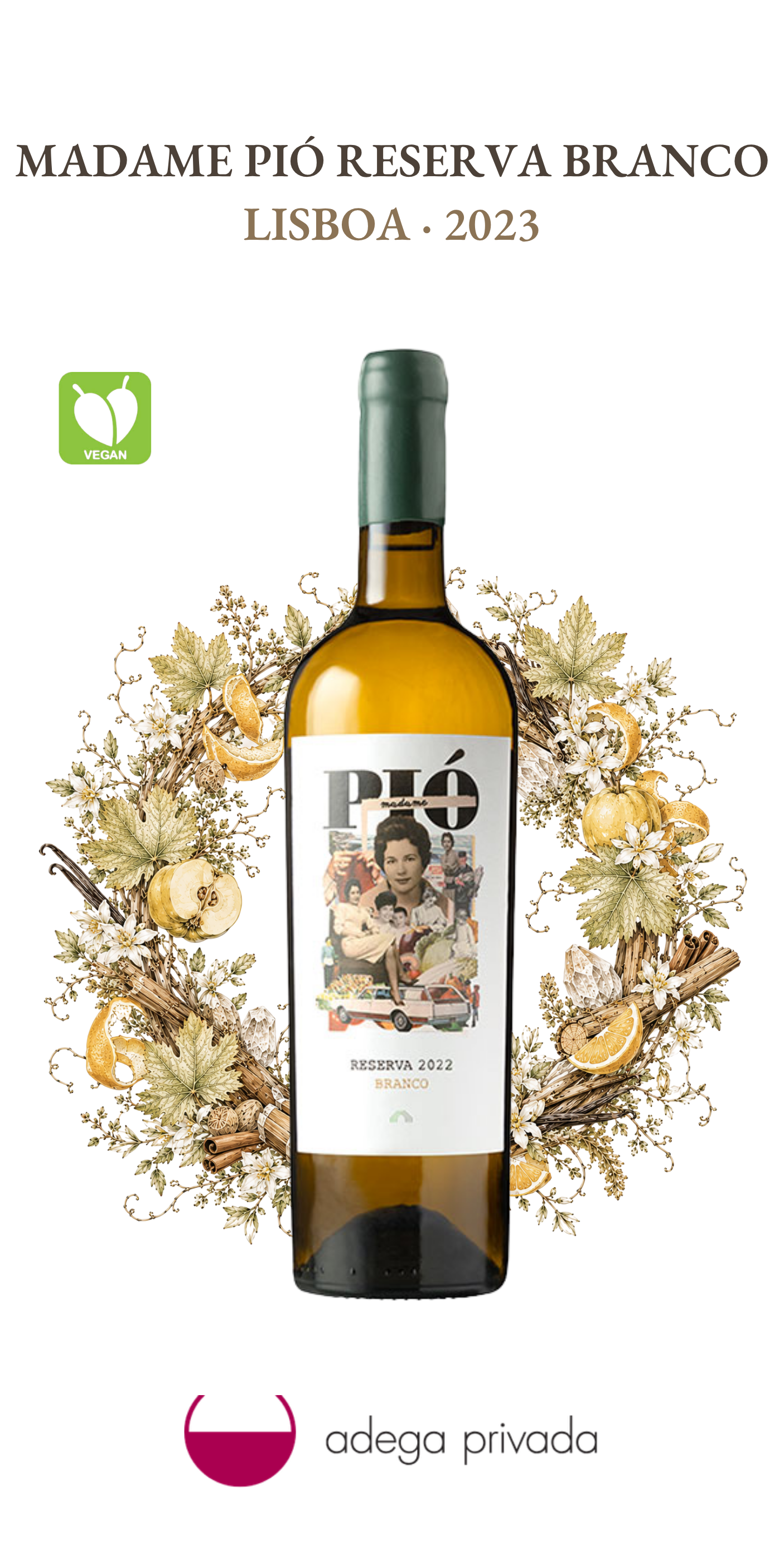 Madame Pió Reserva branco — foto 2