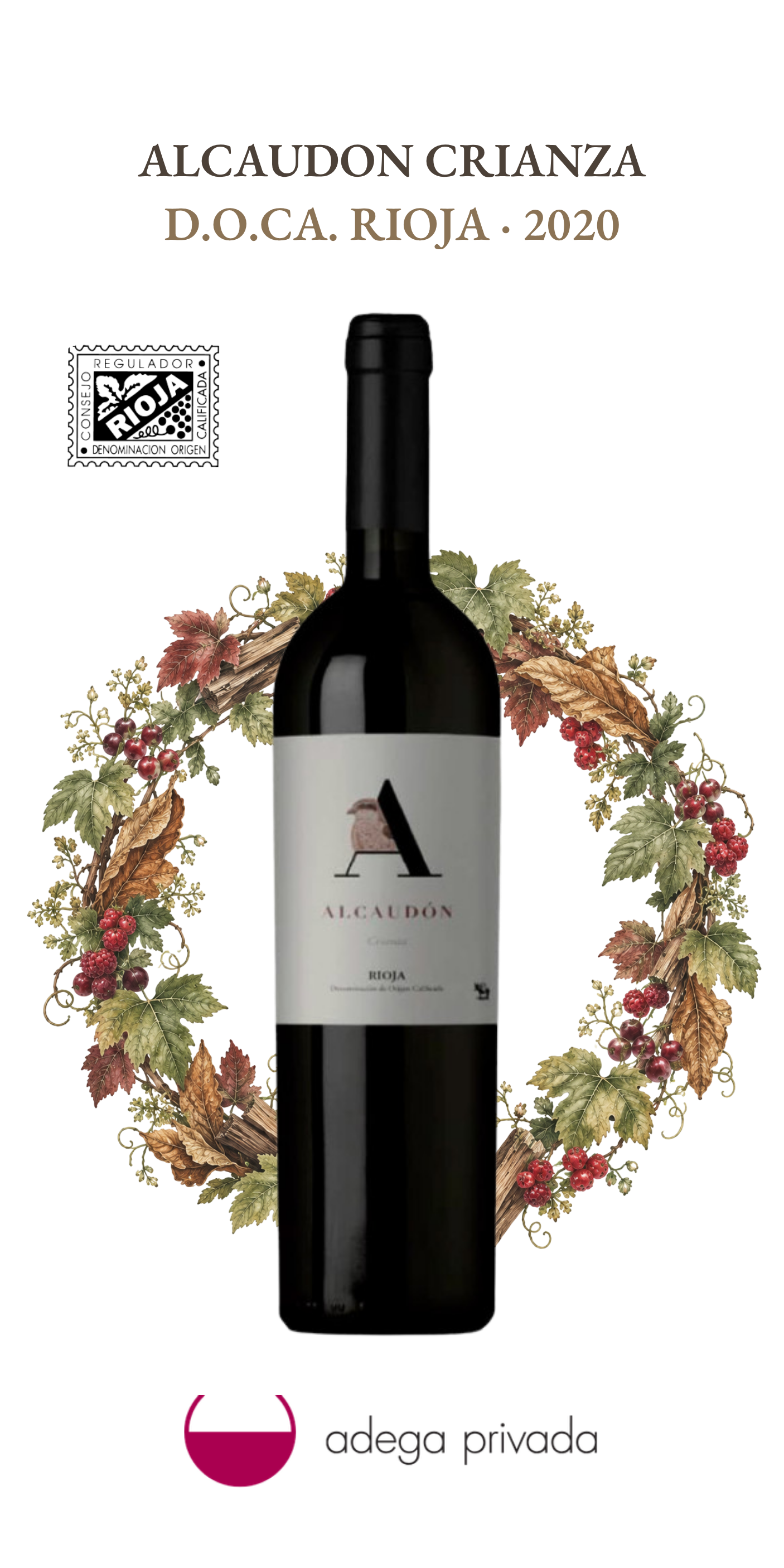 Alcaudón Crianza tinto  — foto 2